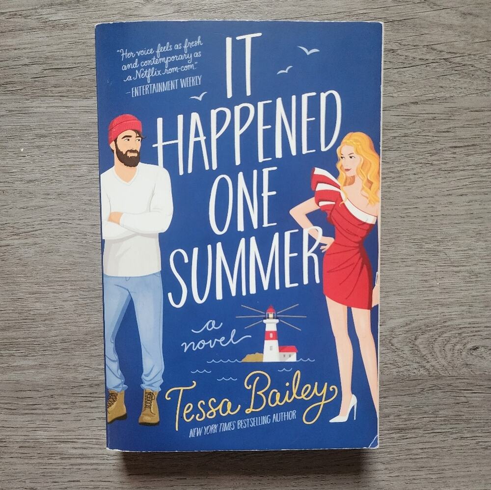 It Happened One Summer by Tessa Bailey Adult Fiction Romance Paperback Novel